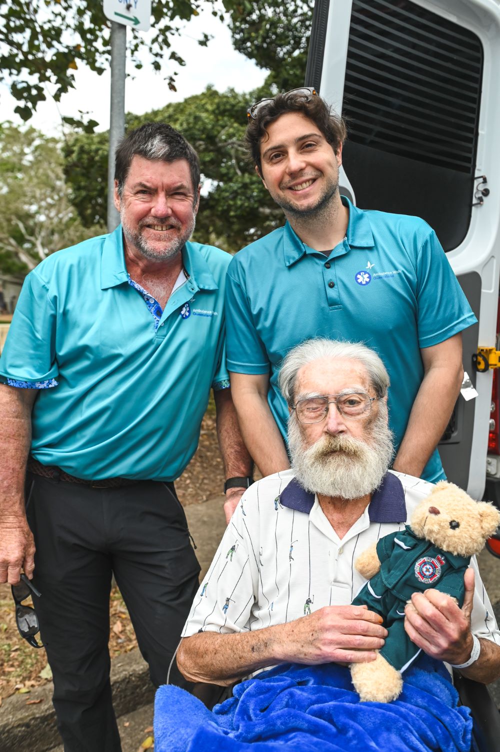 Malcolm’s wish was to go fishing off the Wynnum Jetty Ambulance Wish